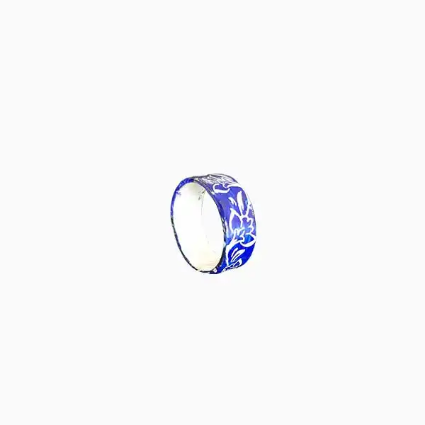 colored-enameled-ring-6cm (1) انگشتر میناکاری رنگی لاجورد