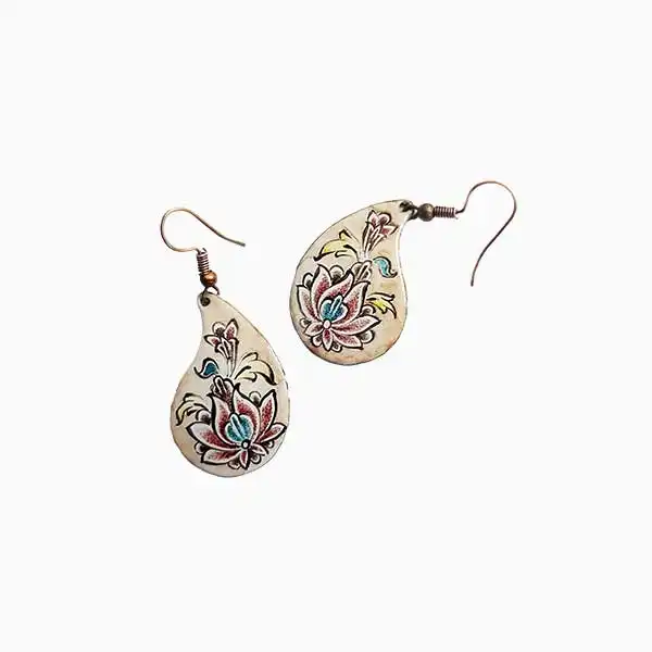 enamel-earrings-with-bete-jakeh-design (1) گوشواره میناکاری بته جقه