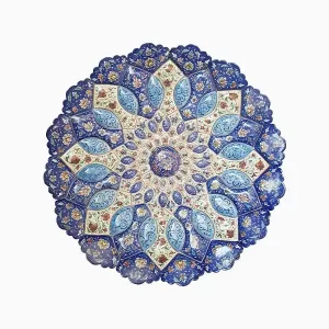 بشقاب 35 سانتی میناکاری