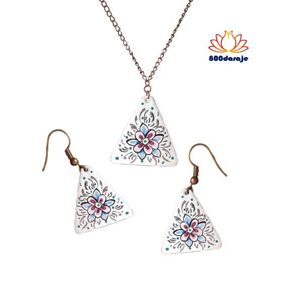 نیم ست مثلثی میناکاری نیم ست مثلثی میناکاری