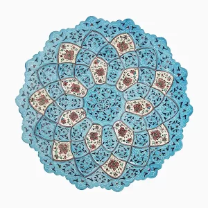 خرید بشقاب میناکاری شده 25 سانتی