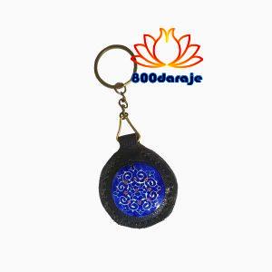 جاکلیدی چرمی میناکاری