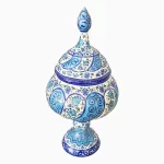 شکلات خوری مسی میناکاری شده 23 سانتی