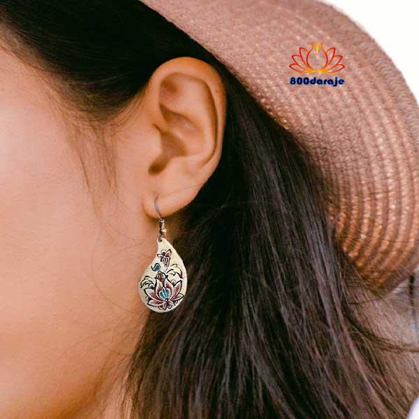 گوشواره میناکاری شده