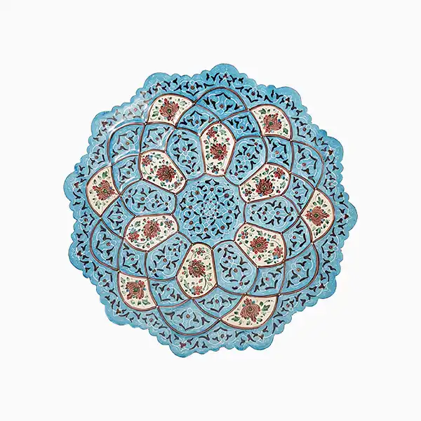 enamel-plate-20cm خرید بشقاب میناکاری 20 سانتی
