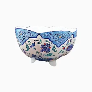 کاسه میناکاری پایه دار 11 سانتی