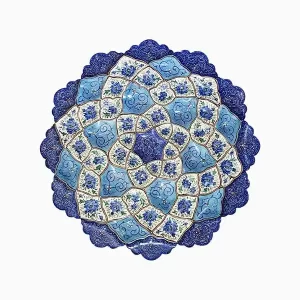 قیمت بشقاب میناکاری 25 سانتی