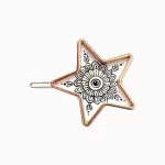 گیره مو میناکاری طرح ستاره