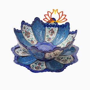 کاسه بشقاب میناکاری 16 سانتی