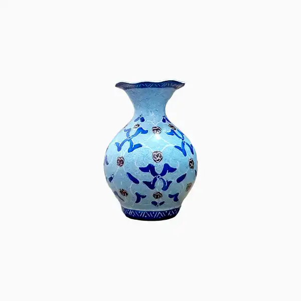 Small-decorative-enamel-vase-2 گلدان میناکاری تزئینی کوچک