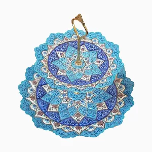 شیرینی خوری میناکاری دو طبقه