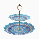 شیرینی خوری میناکاری دو طبقه