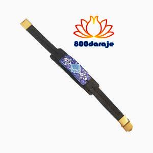 دستبند اسم نگین میناکاری شده