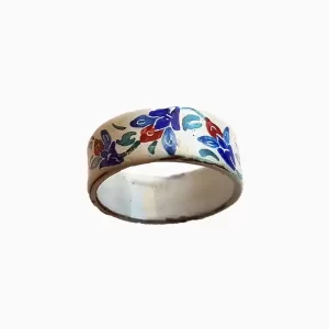 انگشتر میناکاری شده زنانه مردانه رنگی