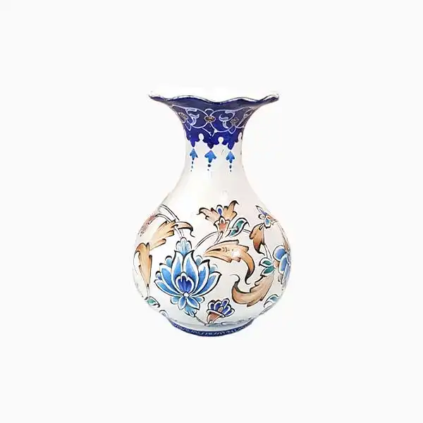 عکس گلدان میناکاری اصفهان 8 سانتی