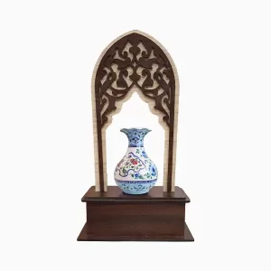 تندیس گلدان میناکاری 8 سانتی مدل محراب