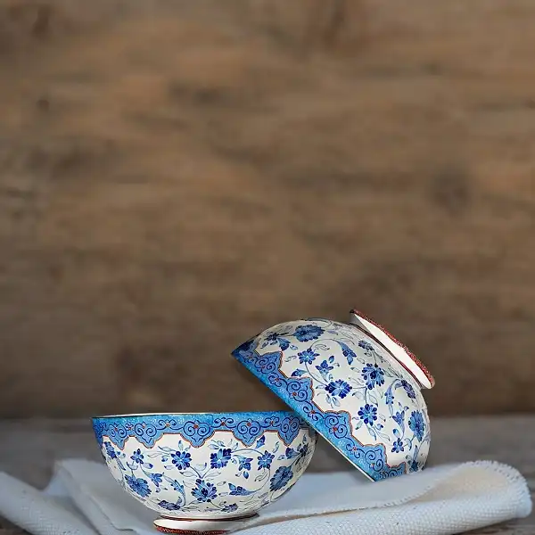 عکس کاسه میناکاری شده