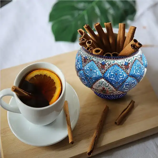 عکس قندان میناکاری شده