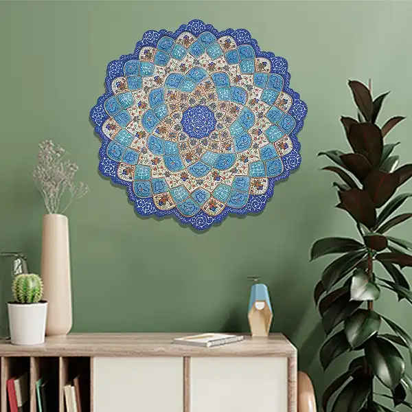 خرید بشقاب میناکاری دیوارکوب