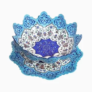 کاسه بشقاب میناکاری شده 16 سانتی