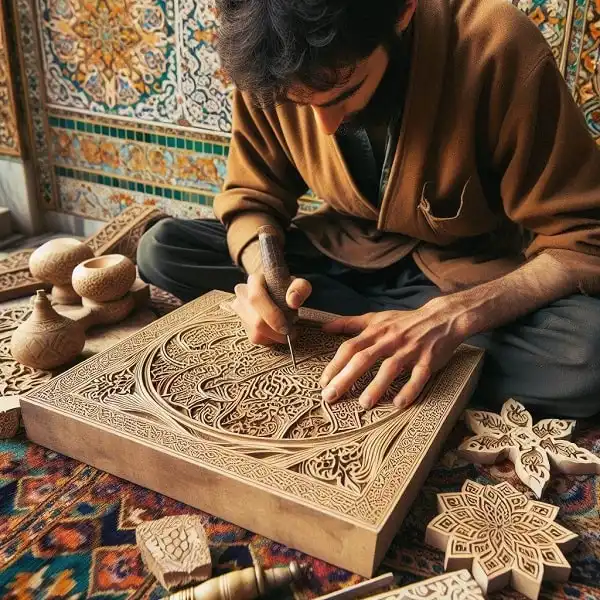 معرق کاری صنایع دستی و سوغات اصفهان