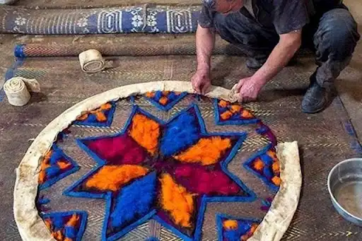 نمد بافی استان کردستان