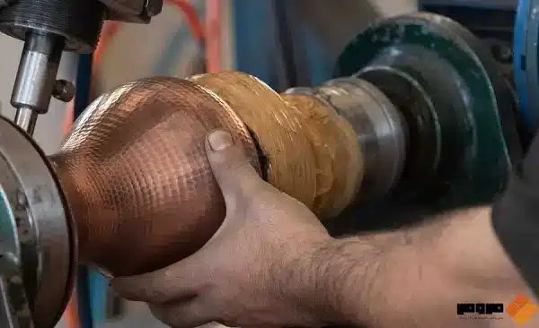 خم کاری مس برای تولید محصولات میناکاری در اصفهان