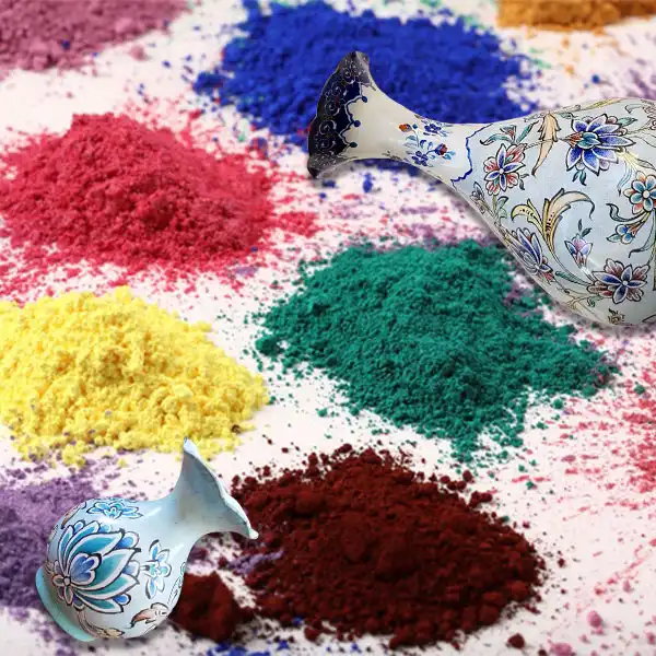 آشنایی با انواع رنگ های میناکاری