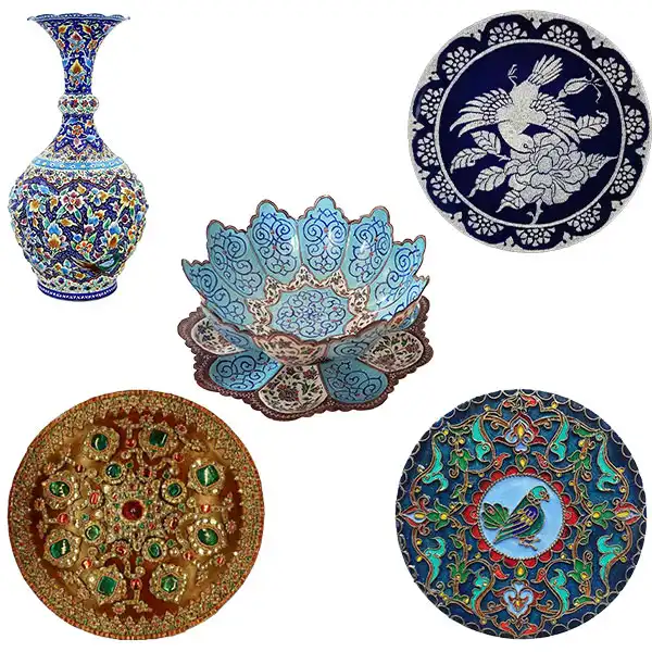 انواع میناکاری