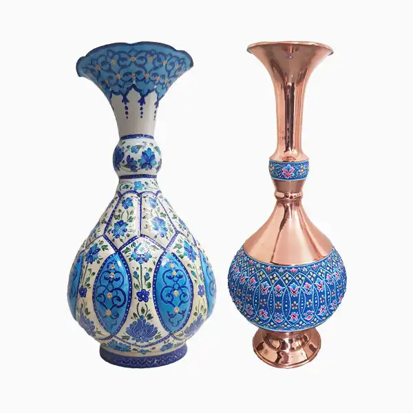 مقایسه میناکاری و مس و پرداز