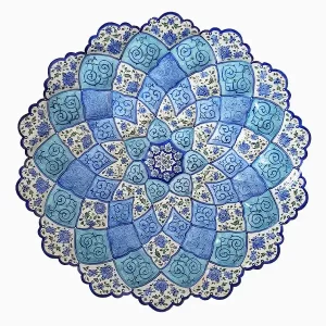 بشقاب میناکاری 30 سانتی