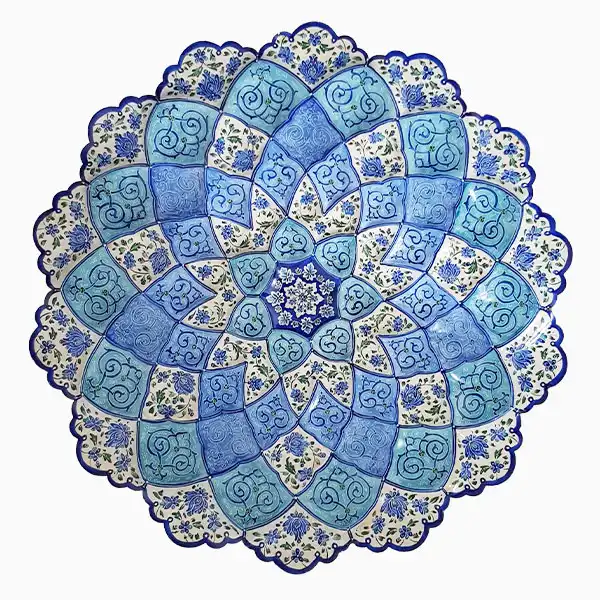 enamel-plate-30-cm بشقاب میناکاری 30 سانتی