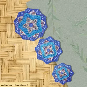 بشقاب تزیینی میناکاری اصفهان