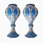 گلدان طرح میناکاری