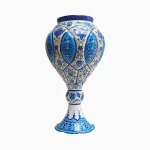 گلدان طرح میناکاری