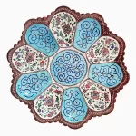 کاسه بشقاب مسی میناکاری - قیمت میناکاری