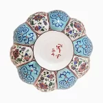 کاسه بشقاب مسی میناکاری