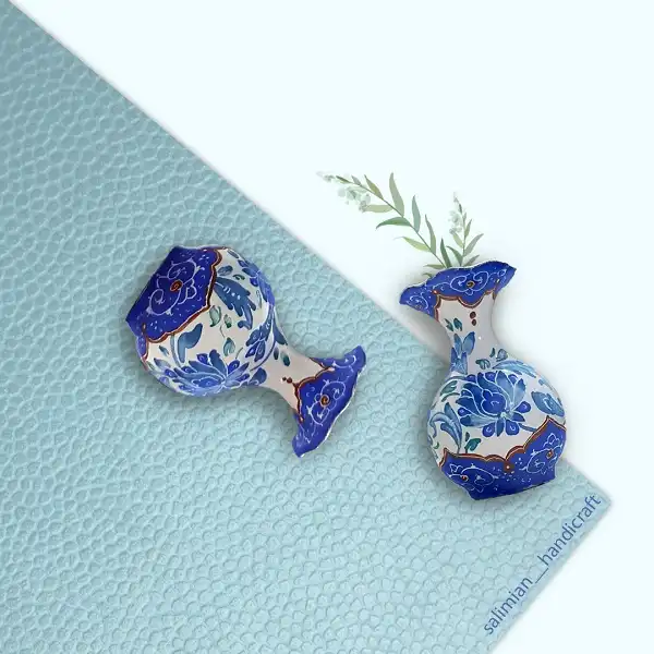 انواع گلدان میناکاری