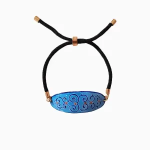 دستبند میناکاری فیروزه ای