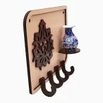 جاکلیدی میناکاری با گلدان