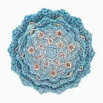 بشقاب سری سه تایی میناکاری