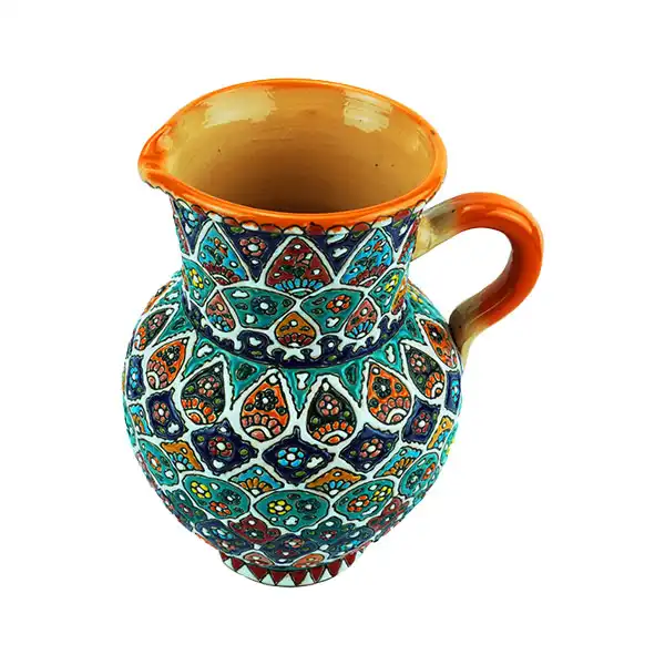 مراحل میناکاری روی سفال همدان