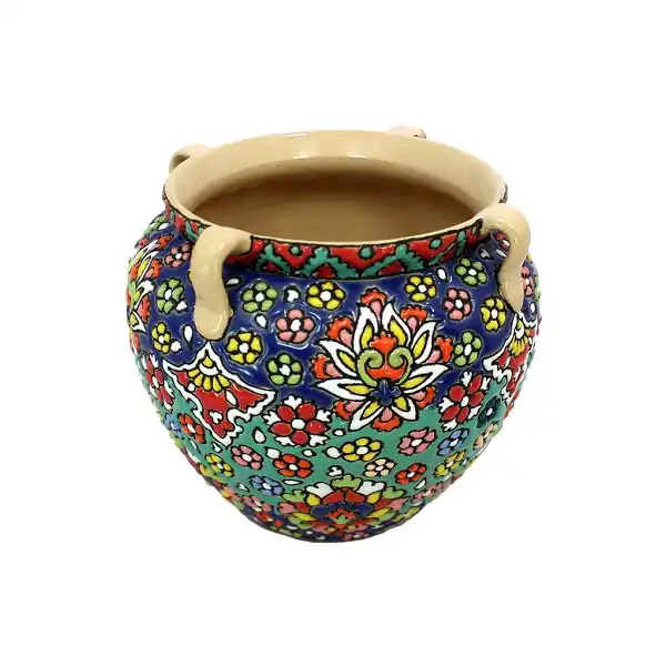 میناکاری روی سفال