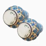 گلدان مسی میناکاری شده