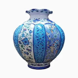 گلدان میناکاری شده