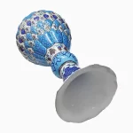 گلدان مسی میناکاری