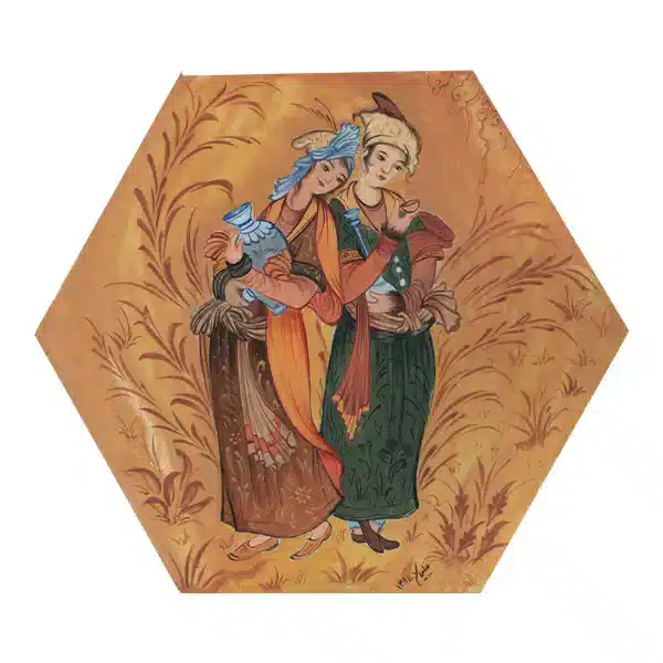 بهترین میناکاری اصفهان و مینیاتور روی استخوان شتر