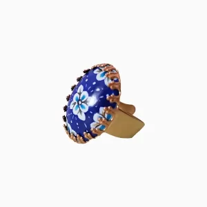 انگشتر میناکاری آژور زنانه