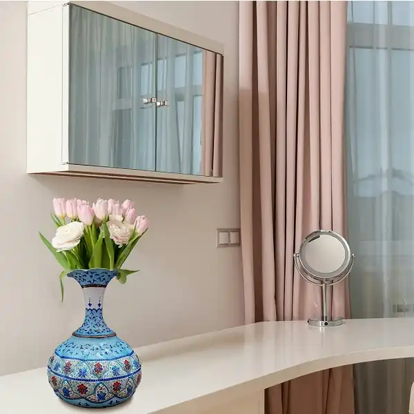 قیمت گلدان میناکاری اصفهان