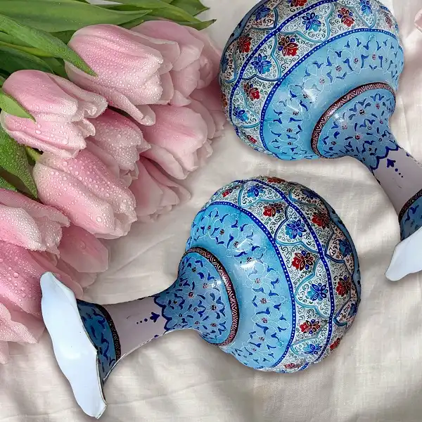 قیمت گلدان میناکاری